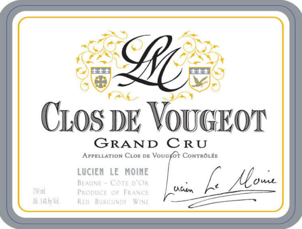 Rượu vang đỏ Lucien Le Moine Clos de Vougeot Grand Cru 2014