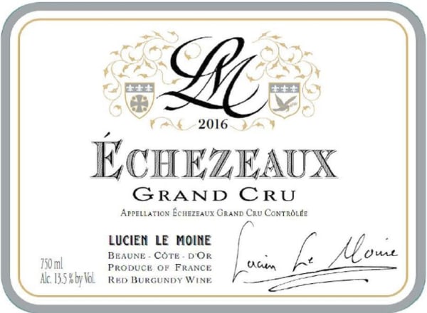 Rượu vang đỏ Lucien Le Moine Echezeaux Grand Cru 2016