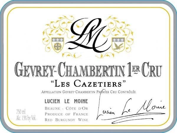 Rượu vang đỏ Lucien Le Moine Gevrey-Chambertin Cazetiers Premier Cru 2019