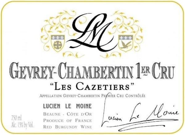 Rượu vang đỏ Lucien Le Moine Gevrey-Chambertin Cazetiers Premier Cru 2020