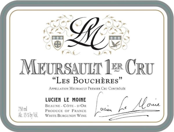 Rượu vang trằng Lucien Le Moine Meursault Boucheres Premier Cru 2017