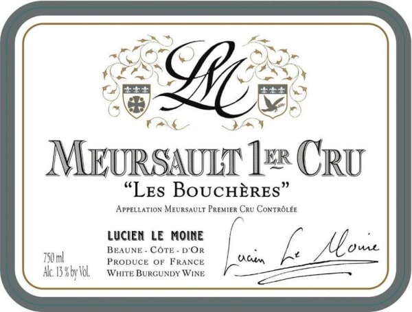 Rượu vang trằng Lucien Le Moine Meursault Boucheres Premier Cru 2018