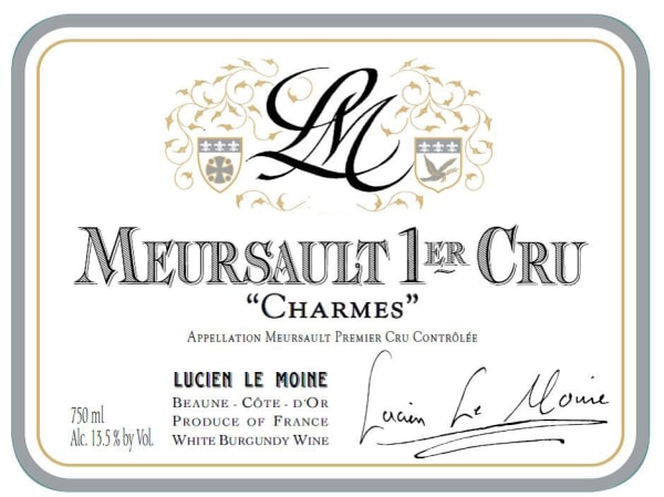 Rượu vang trằng Lucien Le Moine Meursault Charmes Premier Cru 2018
