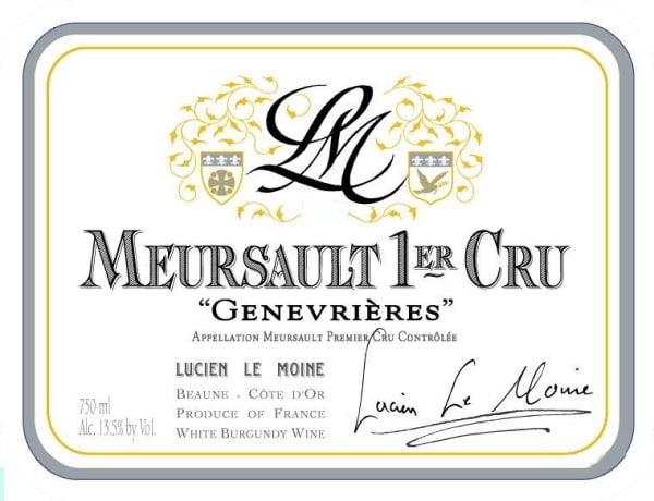 Rượu vang trằng Lucien Le Moine Meursault Genevrieres Premier Cru 2011