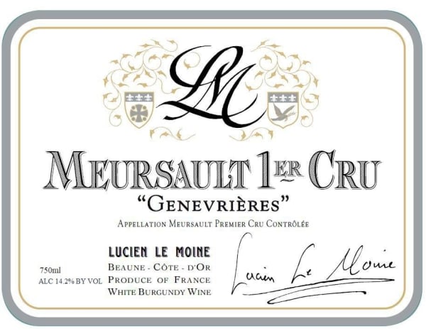 Rượu vang trằng Lucien Le Moine Meursault Genevrieres Premier Cru 2017