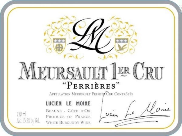 Rượu vang trằng Lucien Le Moine Meursault Perrieres Premier Cru 2017