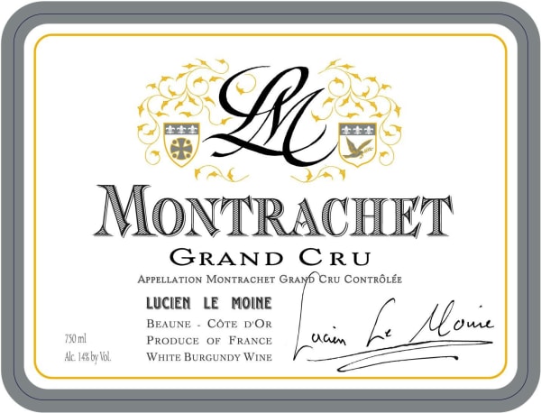 Rượu vang trằng Lucien Le Moine Montrachet Grand Cru 2009