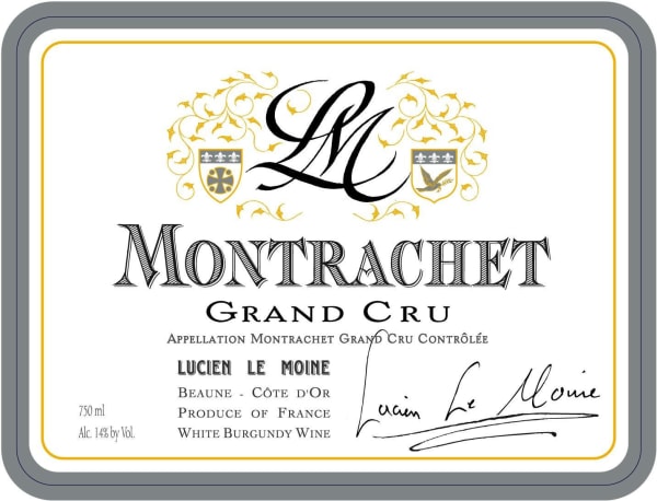 Rượu vang trằng Lucien Le Moine Montrachet Grand Cru 2011