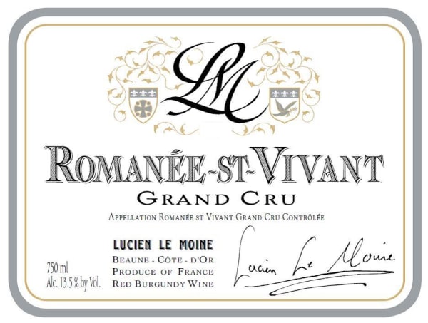 Rượu vang đỏ Lucien Le Moine Romanee-Saint-Vivant Grand Cru 2017