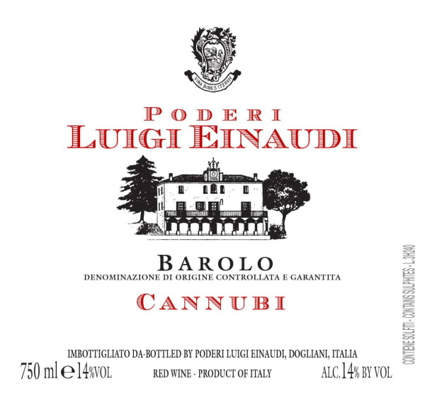 Rượu vang đỏ Luigi Einaudi Barolo Cannubi (3 lít) 2013