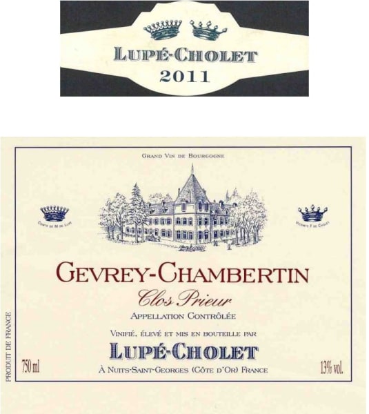 Rượu vang đỏ Lupe-Cholet Gevrey-Chambertin Clos Prieur 2011