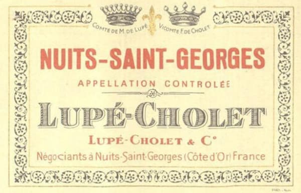 Rượu vang đỏ Lupe-Cholet Nuits-Saint-Georges 1983