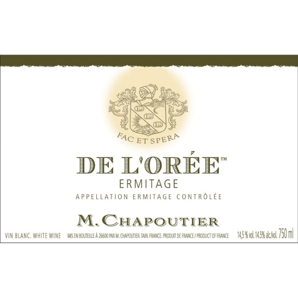 Rượu vang trằng M. Chapoutier Ermitage de l'Oree Blanc 2011
