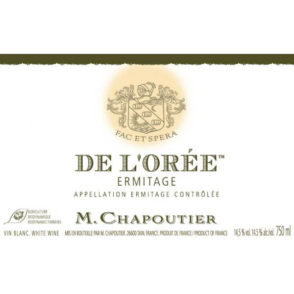 Rượu vang trằng M. Chapoutier Ermitage de l'Oree Blanc 2013