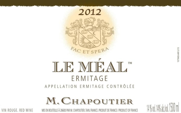 Rượu vang đỏ M. Chapoutier Ermitage Le Meal 2012
