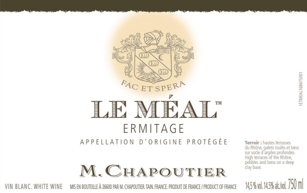 Rượu vang trằng M. Chapoutier Ermitage Le Meal Blanc 2017