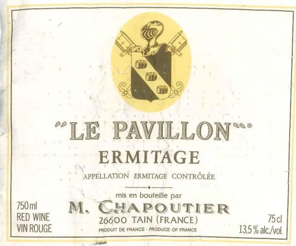 Rượu vang đỏ M. Chapoutier Ermitage Le Pavillon 1998