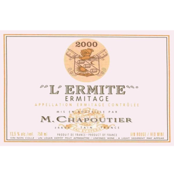 Rượu vang đỏ M. Chapoutier Ermitage l'Ermite 2000