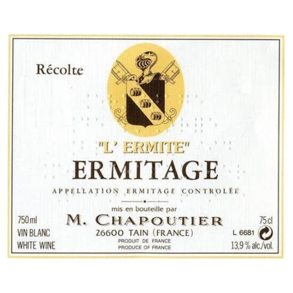 Rượu vang đỏ M. Chapoutier Ermitage l'Ermite 2004