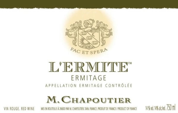 Rượu vang đỏ M. Chapoutier Ermitage l'Ermite 2010