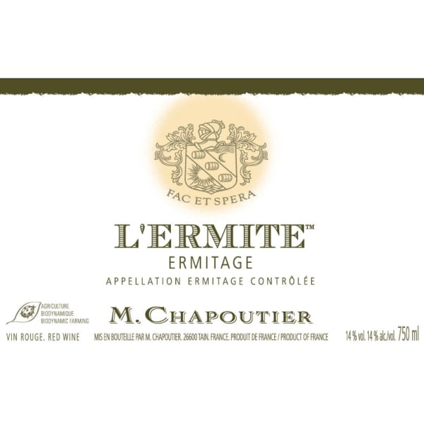Rượu vang đỏ M. Chapoutier Ermitage l'Ermite 2012