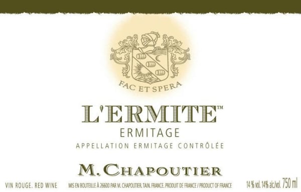 Rượu vang đỏ M. Chapoutier Ermitage l'Ermite 2014