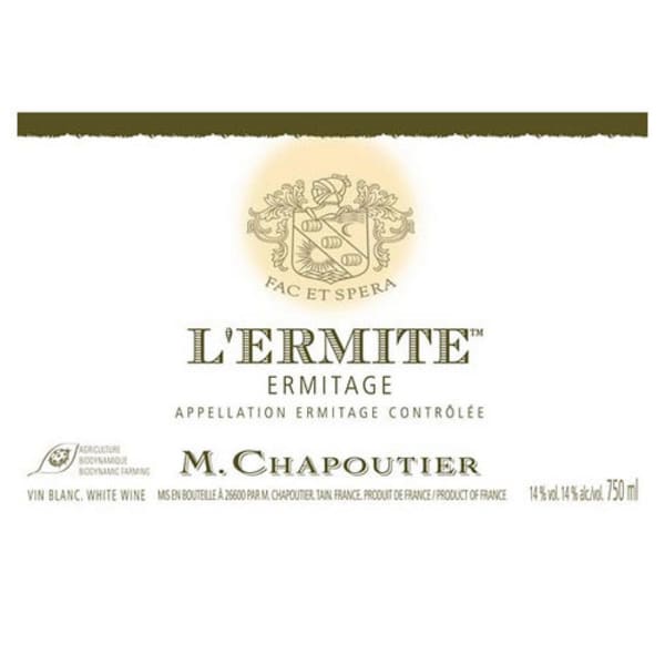 Rượu vang trằng M. Chapoutier Ermitage l'Ermite Blanc 2012