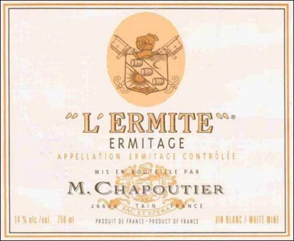 Rượu vang trằng M. Chapoutier Ermitage l'Ermite Blanc 2016