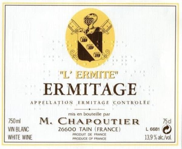 Rượu vang trằng M. Chapoutier Ermitage l'Ermite Blanc 2017