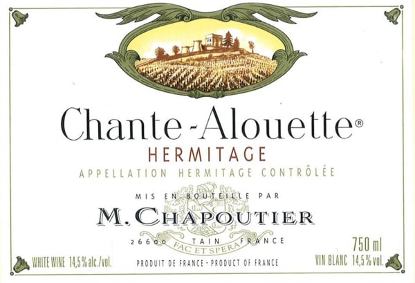 Rượu vang trằng M. Chapoutier Hermitage Chante Alouette Blanc 2006