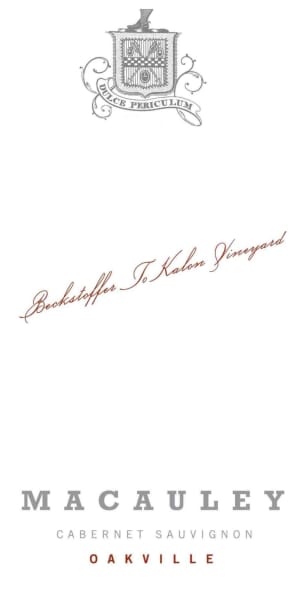 Rượu vang đỏ Macauley Beckstoffer To Kalon Cabernet Sauvignon 2016