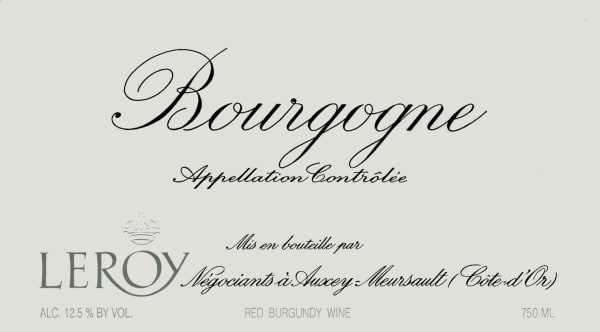 Rượu vang đỏ Maison Leroy Bourgogne Rouge 2004
