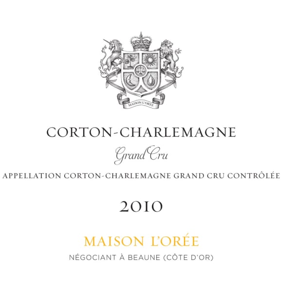 Rượu vang trằng Maison L'Oree Corton-Charlemagne 2010
