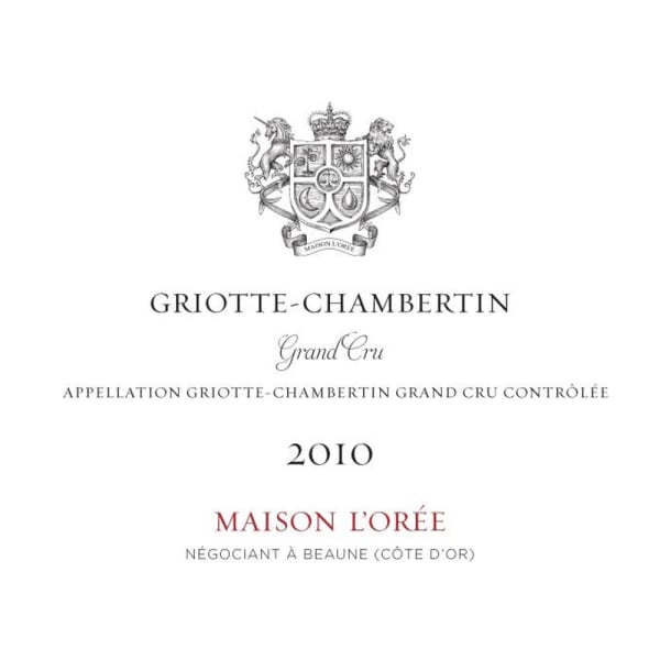 Rượu vang đỏ Maison L'Oree Griotte-Chambertin 2010