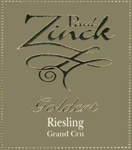 Rượu vang trằng Maison Paul Zinck Goldert Grand Cru Riesling 2014