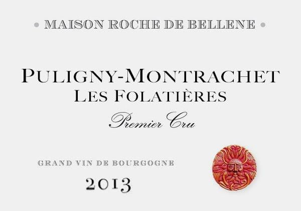 Rượu vang trằng Maison Roche de Bellene Puligny-Montrachet Les Folatieres Premier Cru 2013