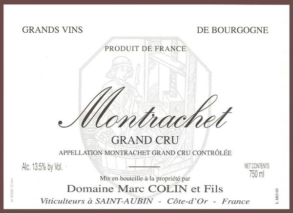 Rượu vang trằng Marc Colin Montrachet Grand Cru 2003