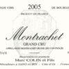 Rượu vang trằng Marc Colin Montrachet Grand Cru 2005