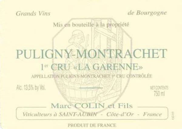 Rượu vang trằng Marc Colin Puligny-Montrachet La Garenne Premier Cru 2006