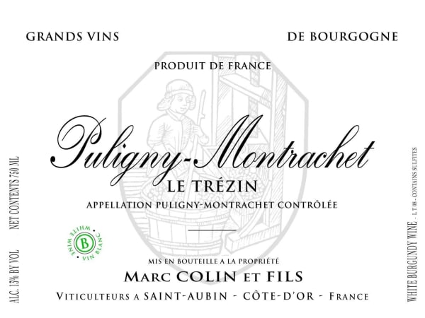 Rượu vang trằng Marc Colin Puligny-Montrachet Le Trezin 2018