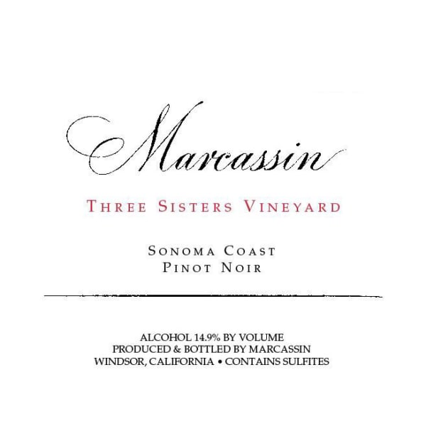 Rượu vang đỏ Marcassin Three Sisters Vineyard Pinot Noir 2009