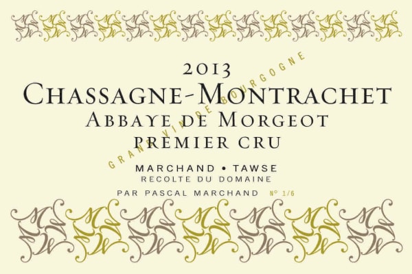 Rượu vang trằng Marchand-Tawse Chassagne-Montrachet Abbaye de Morgeot Premier Cru 2013