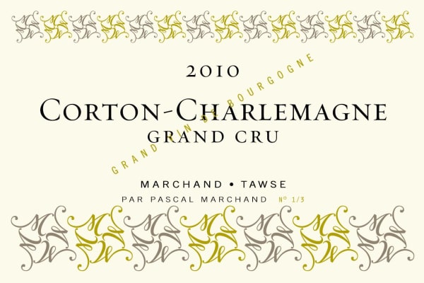 Rượu vang trằng Marchand-Tawse Corton-Charlemagne Grand Cru 2010