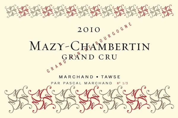 Rượu vang đỏ Marchand-Tawse Mazy-Chambertin Grand Cru 2010