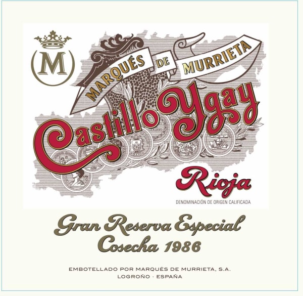 Rượu vang trằng Marques de Murrieta Castillo Ygay Blanco Gran Reserva Especial 1986