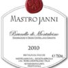 Rượu vang đỏ Mastrojanni Brunello di Montalcino (chai Magnum 1,5 lít) 2010