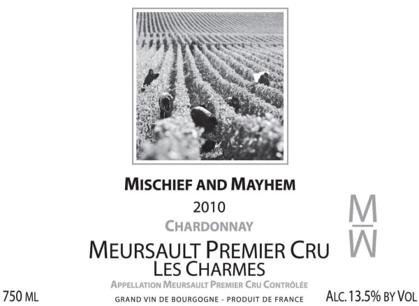 Rượu vang trằng Mischief and Mayhem Meursault Les Charmes Premier Cru 2010