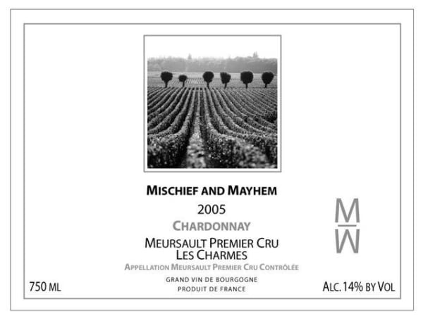 Rượu vang trằng Mischief and Mayhem Puligny-Montrachet Les Caillerets 2005