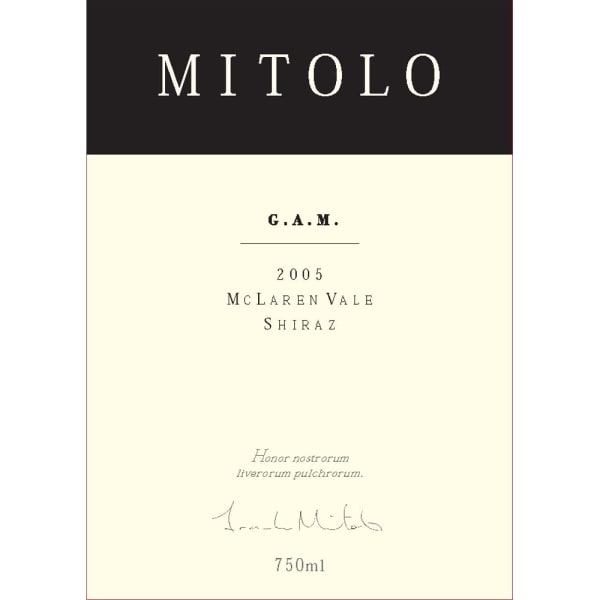 Rượu vang đỏ Mitolo G.A.M. (6 Liter) 2005