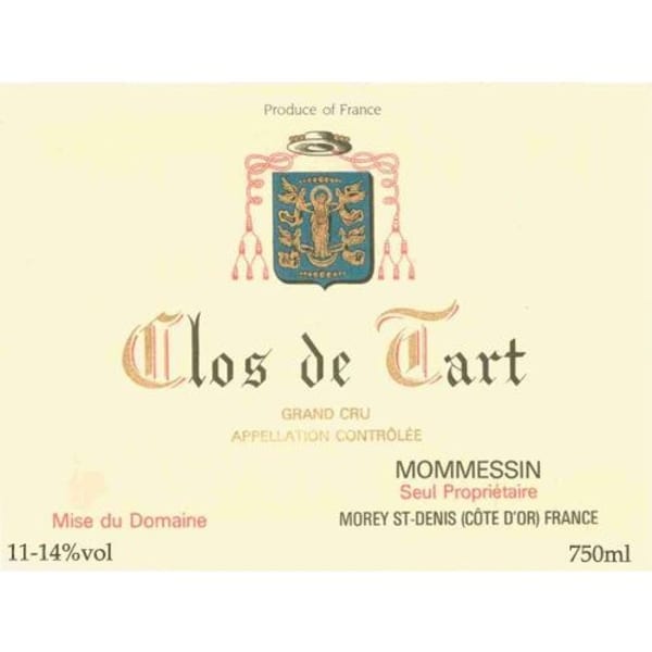 Rượu vang đỏ Mommessin Clos de Tart Grand Cru 2002